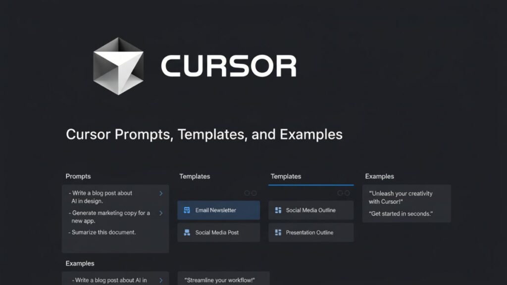 Cursor Prompts, Templates, and Examples