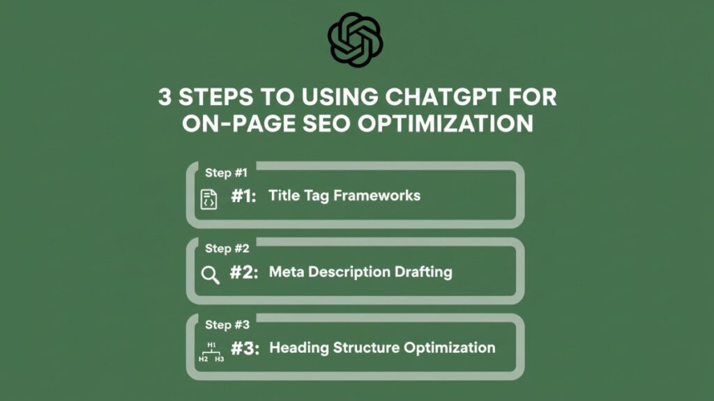 ChatGPT For On-Page SEO