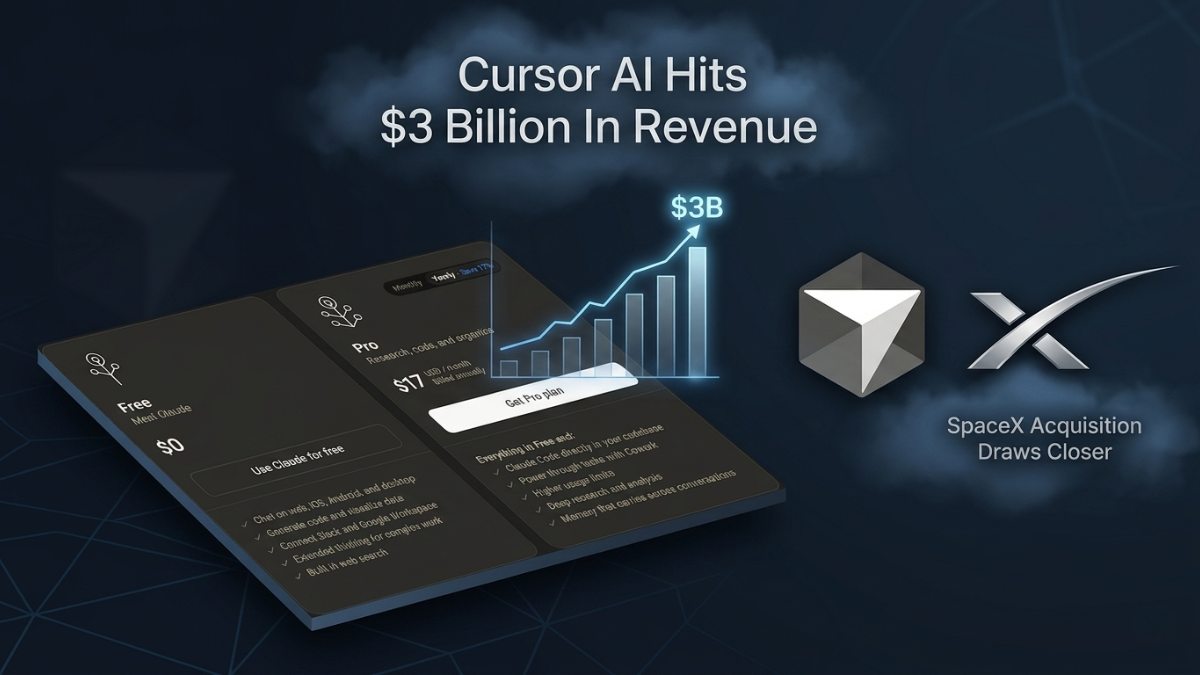 Cursor AI hits $3 billion in revenue