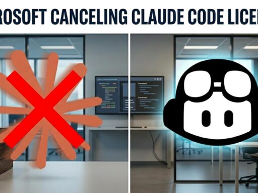 Microsoft canceling Claude Code licenses