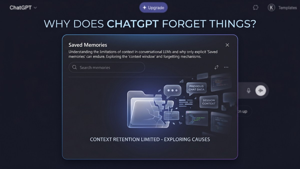 Why does ChatGPT forget things